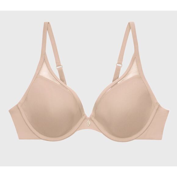 Thirdlove Classic Contour 24/7 plunge bra nude - Picture 3 of 3